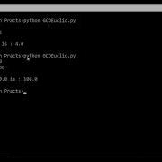 Linear Algebra Using Python Finding The Gcd Of Two Numbers Using Euclid S Algorithm