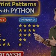 Python Pattern Printing Star Patterns Using Nested Loops Interview Question Coding Python