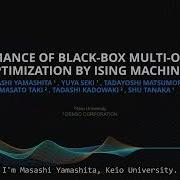 Performance Of Black Box Multi Objective Optimization By Ising Machines Keio University And DENSO