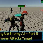 Unity Game Enemy AI Enemy Attacks Target