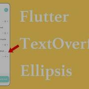 Flutter TextOverflow Ellipsis Column Expanded Widget