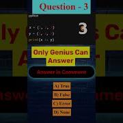 Python Quiz Day 3 Coding Python Shorts Please Subscribe Quiz Quiztime