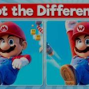 Spot The Differences Super Mario Bros Movie