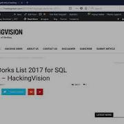 Hacking With Google Find SQL Vulnerabilities Using Google Dorks Greyhacks