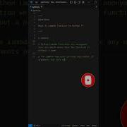What Is Lambda Function Python Program Coding Shorts Python Ytshorts Youtubeshorts Program