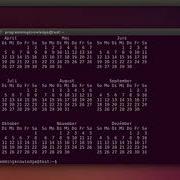 Ubuntu Lesson 31 Cal Command Tutorial For Beginners