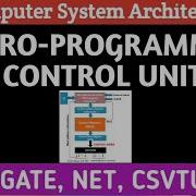 L 1 23 Microprogrammed Control Unit In Computer Architecture Block Diagram Working COA CSA