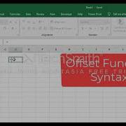 Dynamic Data Validation With Offset Function In Excel