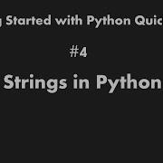 Strings In Python