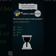 Day 37 Pythonprogramming Pythoninterviewquestionsandanswers Learnpythonprogramming