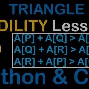 Triangle Triplet In Python And C Codility Solutions Lesson 6