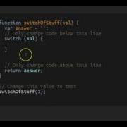 Adding A Default Option In Switch Statements FreeCodeCamp Basic Javascript