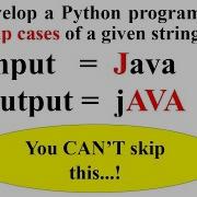 Python Program To SWAP CASES Of A Given String Python EnggClasses