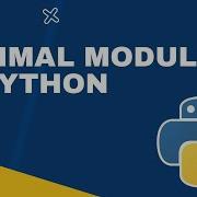 Python Tutorial Decimal Module