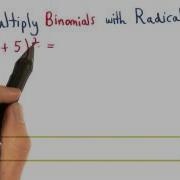 Multiply Binomials With Radicals 2 Visualizing Algebra