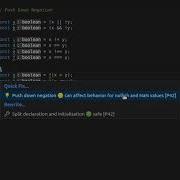 Push Down Negation