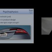 Cognitive Psychology Lecture 02 Part 2 Psychophysics