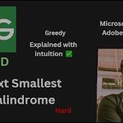 Next Smallest Palindrome GFG POTD