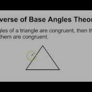 Converse Of Base Angles Theorem
