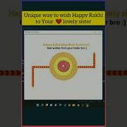 Raksha Bandhan Special Python Turtle Graphic Rakhi Status Shorts