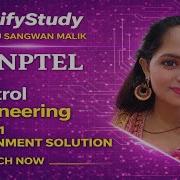 ElectrifyStudy NPTEL Control Engineering Solutions