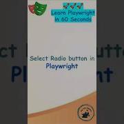 Playwright Tutorial Select Radio Button In Playwright