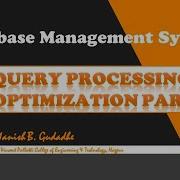 Query Processing Optimization