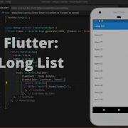 Flutter Long List ListView Tutorial