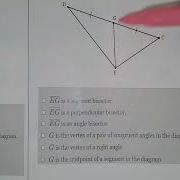 Geometry 1 6 Bisector Midpoint Vertex On A Diagram