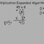 Multiplication Expanded Algorithm