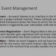 Android Event Handling