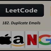 182 Duplicate Emails LeetCode SQL Solution Interview Problem