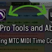 Pro Tools MTC Sync Link Ableton Live Midi Time Code