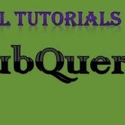 SQL Tutorial 9 SubQuery