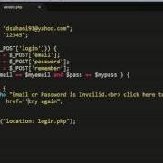 Login Form Using Session And Cookie With Remember Me In Php