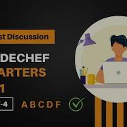 Boost Your Skills Video Solutions For CodeChef Starters 151 A F