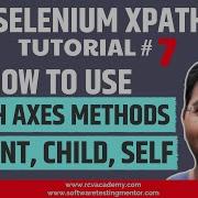 Учебник Selenium XPath 7 Методы осей XPath Родительский дочерний собственный