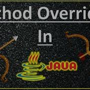 Method Overriding In Java In English