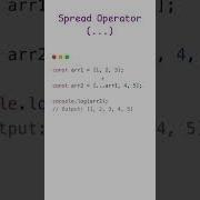 Rest Vs Spread Operator Shorts Learning Tutorial Coding Javascript Programming Interview