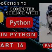 Python Course In Pashto Introduction To Computer Science With Python