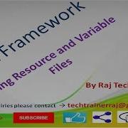 Robot Framework Tutorial Python Selenium Part 13 Resource File And Variable File