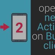 Open A New Activity On A Button Click Android Studio Tutorial
