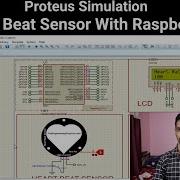 Proteus Simulation Of HeartBeat Sensor With Raspberry Pi