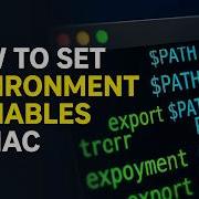Как установить переменные среды на Mac