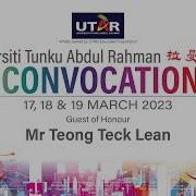 UTAR Convocation Session 3 On 18 March 2023