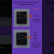 SetTimeout Vs SetInterval In JavaScript JavaScript Interview Questions Shorts Trending Js
