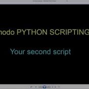 Your Second Python Script In Modo Scene Class
