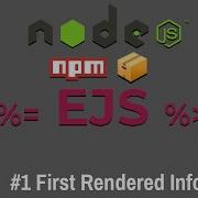 Node Module EJS Part 1 Render Page With Informations