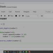 EP06 Python Stack Reverse The Digits Of A Decimal Number