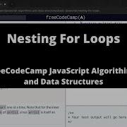 Nesting For Loops Basic JavaScript FreeCodeCamp Tutorial